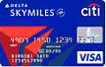 DELTA Skymiles Citi Classic VISA Card f^ XJC}C VeB NVbN VISAJ[h